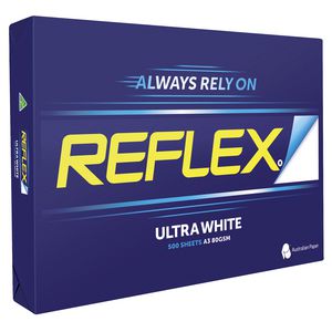 Reflex Ultra White 80gsm A3 Copy Paper 500 Sheet Ream