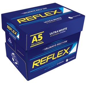 Reflex Ultra White 80gsm A5 Copy Paper 10 Ream Carton