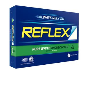 Reflex 50% Recycled 80gsm A4 Copy Paper 500 Sheet Ream