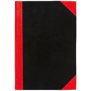 Spirax A4 Red and Black Notebook 200 Page