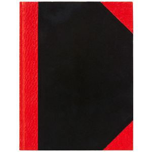 Spirax A5 Red and Black Notebook 200 Page