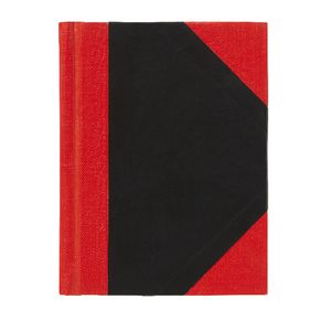 Spirax A7 Red and Black Notebook 200 Page