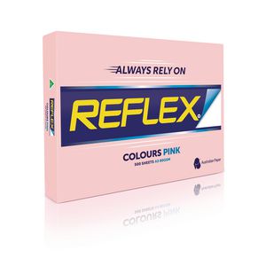 Reflex Colours 80gsm A3 Copy Paper Pink 500 Sheets