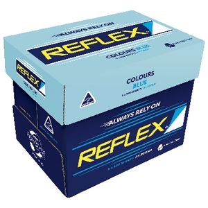 Reflex Coloured 80gsm A4 Copy Paper Blue 5 Ream Carton