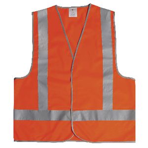Unisafe Hi-Vis Safety Vest Day and Night Orange Large