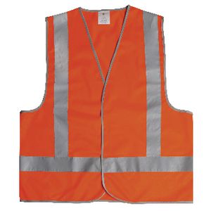 Unisafe Hi-Vis Safety Vest Day and Night Orange XL
