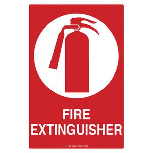 Mills Display Fire Extinguisher Sign 300 x 450mm