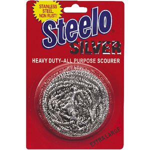 Steelo Silver Heavy Duty Scourer