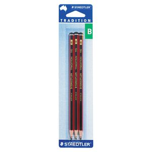 Staedtler Tradition Pencils B 3 Pack