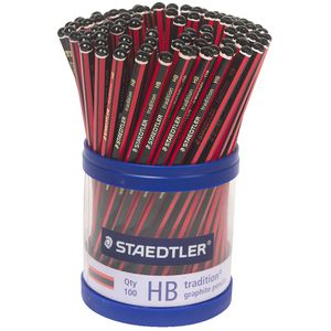 Staedtler Tradition Graphite Pencils HB 100 Pack