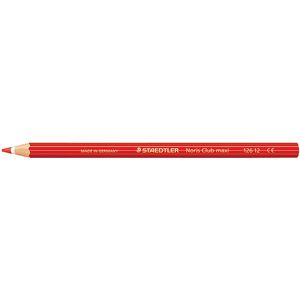 Staedtler Noris Club Maxi Coloured Pencils 12 Pack Red