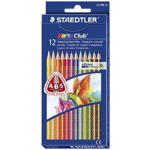 Staedtler Noris Club Triangular Colour Pencils 12 Pack