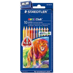 Staedtler Jumbo Triangular Coloured Pencil 10 Pack