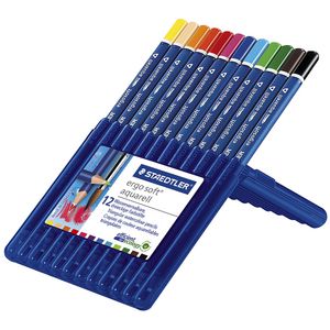 Staedtler Ergo Soft Aquarell Watercolour Pencils 12 Pack