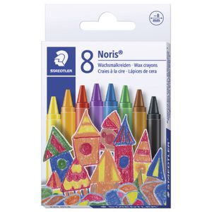 Staedtler Noris Club Wax Crayons 8 Pack