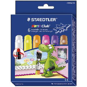 Staedtler Noris Club Gel Pastel Crayons 6 Pack