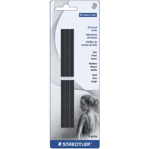 Staedtler Charcoal Sticks 6 Pack