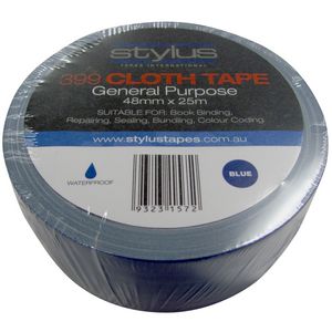 Stylus Cloth Tape 48mm x 25m Blue