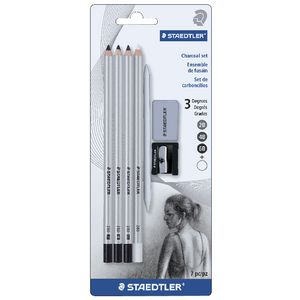 Staedtler Charcoal Pencil Set 7 Pack
