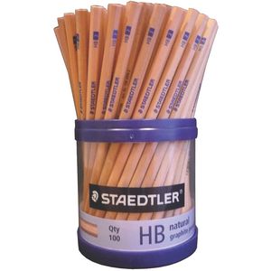 Staedtler Natural Graphite Pencils HB 100 Pack