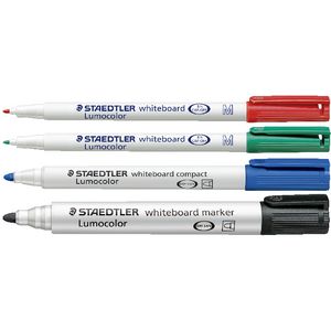 Staedtler Whiteboard Markers Assorted 4 Pack