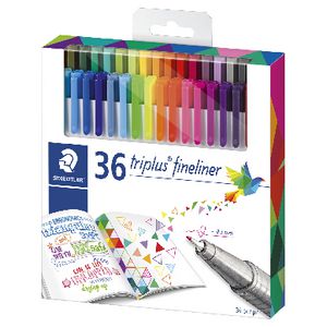 Staedtler Triplus Fineliners Assorted 36 Pack