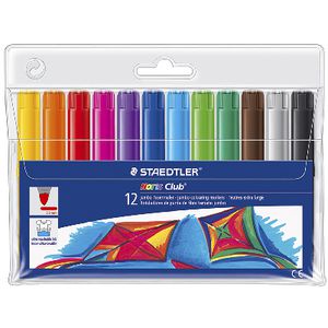 Staedtler Noris Club Jumbo Colouring Markers Pack 12