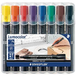 Staedtler 350 Permanent Markers Assorted 8 Pack