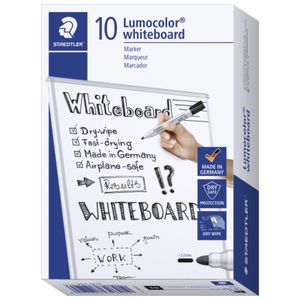 Staedtler Lumocolor 351 Whiteboard Marker Bullet Tip 10 Pack