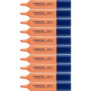 Staedtler Textsurfer Classic Highlighters Orange 10 Pack