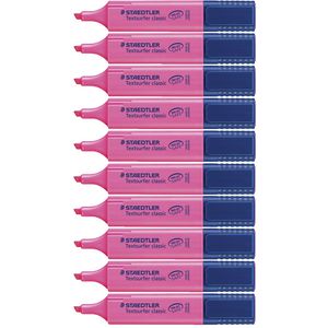 Staedtler Textsurfer Highlighter Pink 10 Pack