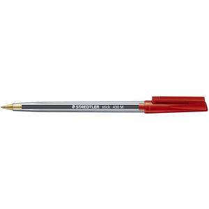 Staedtler Stick 430 Medium Ballpoint Pens Red 10 Pack