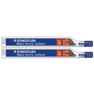 Staedtler Lead 0.5mm 2B 2 Pack