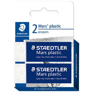 Staedtler Mars Plastic Erasers 2 Pack