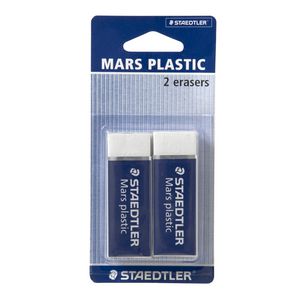 Staedtler Mars Plastic Erasers 2 Pack