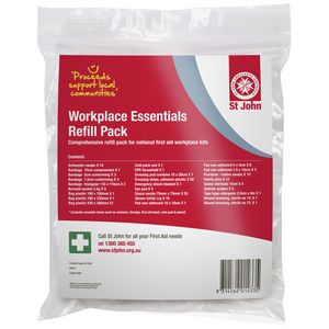 St John Ambulance Workplace Essentials Refill Pack