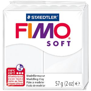 Staedtler FIMO Soft Standard Block White 57g