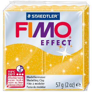 Staedtler FIMO Effect Modelling Clay Glitter Gold 57g
