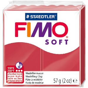 Staedtler FIMO Soft Standard Block Cherry Red 57g
