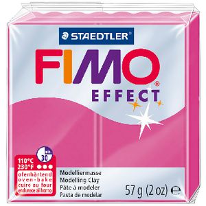 Staedtler FIMO Effect Modelling Clay Gemstone Ruby Quartz 57g