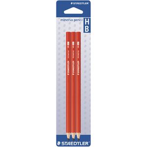 Staedtler Minerva Graphite Pencils HB 3 Pack