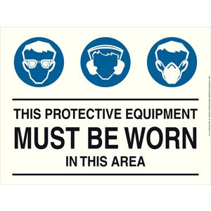 Mills Display Protective Equipment Sign 450 x 600mm