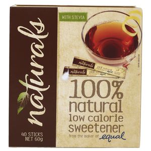Equal Naturals Sweetener Sticks 40 Pack