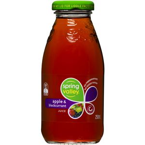 Spring Valley Apple and Blackcurrant Juice 250mL 30 Pack