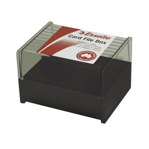 Esselte System Card Box 127mm x 76mm Black