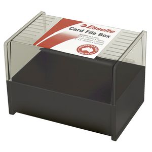 Esselte 102 x 152 mm System Card Box Black