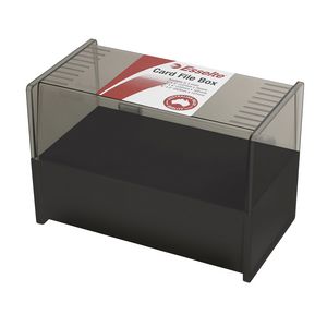 Esselte 127 x 203mm System Card Box Black
