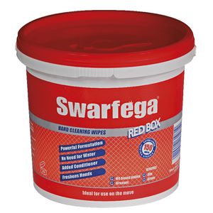 Swarfega Red Box Workshop Cleaning Wipes 150 Pack