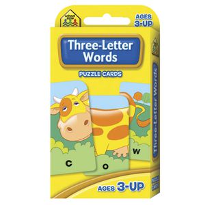 School Zone Flash Cards 3 Letter Words