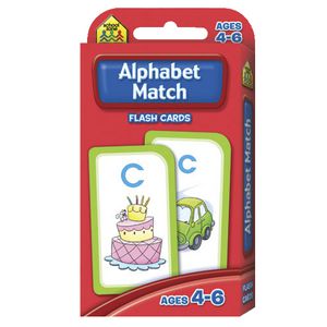 School Zone Flash Cards Alphabet Match